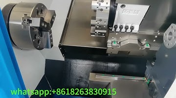 TCK50 slant bed cnc lathe machine with servo turret