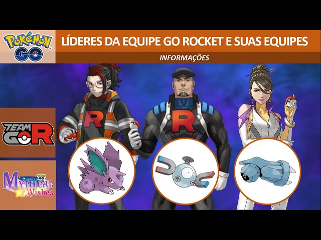 Os Líderes da Equipe GO Rocket & Giovanni — Pokémon GO Centro de Apoio