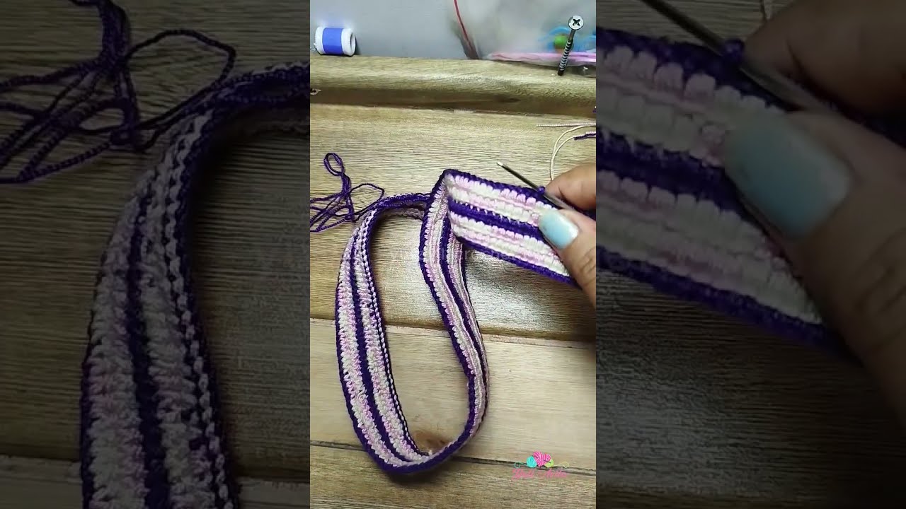 Como tejer fajón en crochet Mochila Wayuu Corazones paso a paso
