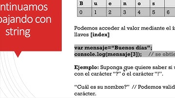 Manejo de Strings en Javascript - Curso de Programación y Algoritmos #5