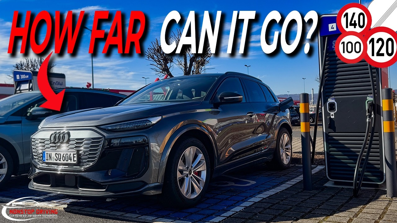 Audi SQ6 E-Tron | Как далеко можно уехать с 517 л.с. | Тест запаса хода