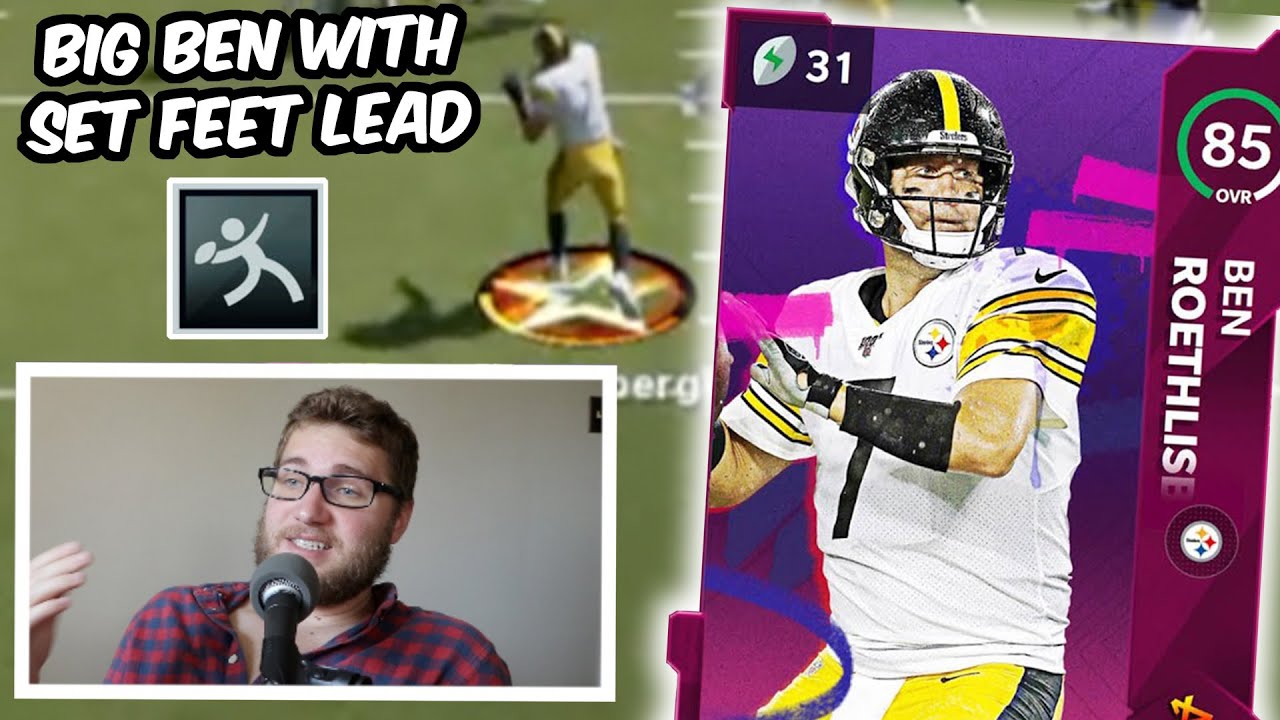 Big Ben with Set Feet Lead Ability Pittsburgh Steelers Madden 21