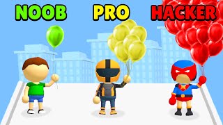 🤢 NOOB vs 😎 PRO vs 😈 HACKER - Balloon Boy | Download Play Store APK screenshot 2