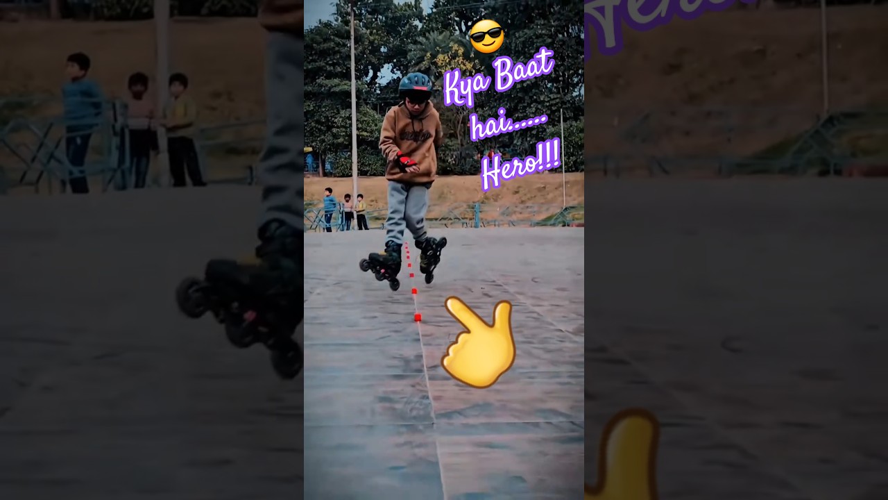 Nishank Amazing Stunt by Bareilly Skating Boy | Stunt Skating Company Garden | don't miss 