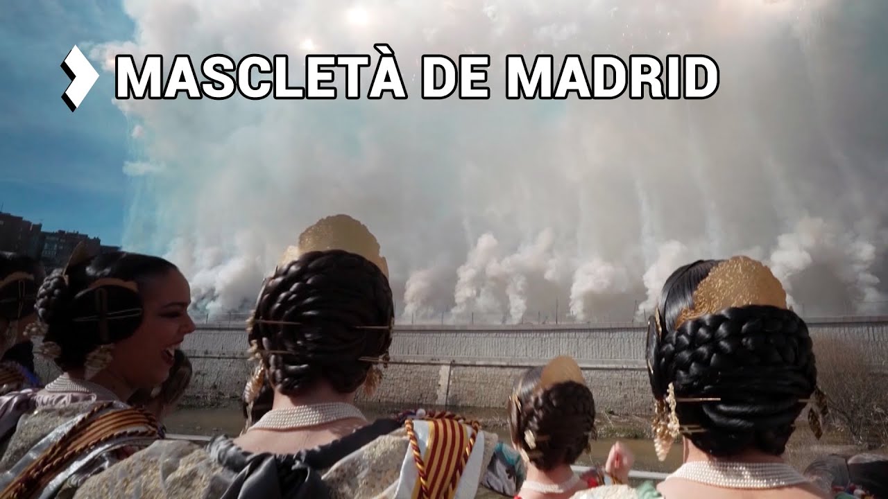 Así ha sido la mascletà de Madrid