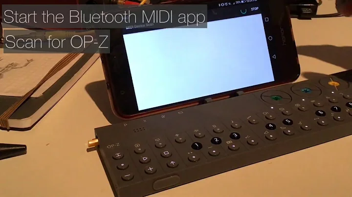 Android phone as OP-Z display