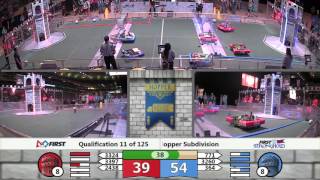 QM11   FIRST Championship   Hopper Subdivision