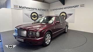 2000 BENTLEY ARNAGE RED LABEL AUTO | Mathewsons Classic Cars | Auction: 20, 21 & 22 May 2026