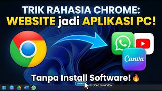 “Tahukah kalian🔥Bikin Website Jadi Aplikasi di PC! Tanpa Install Software" screenshot 3