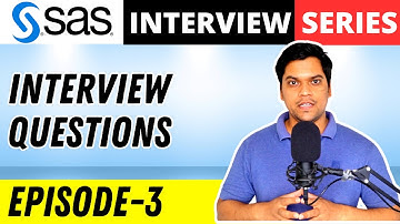SAS Interview Series | Episode 3 | Interview Question
