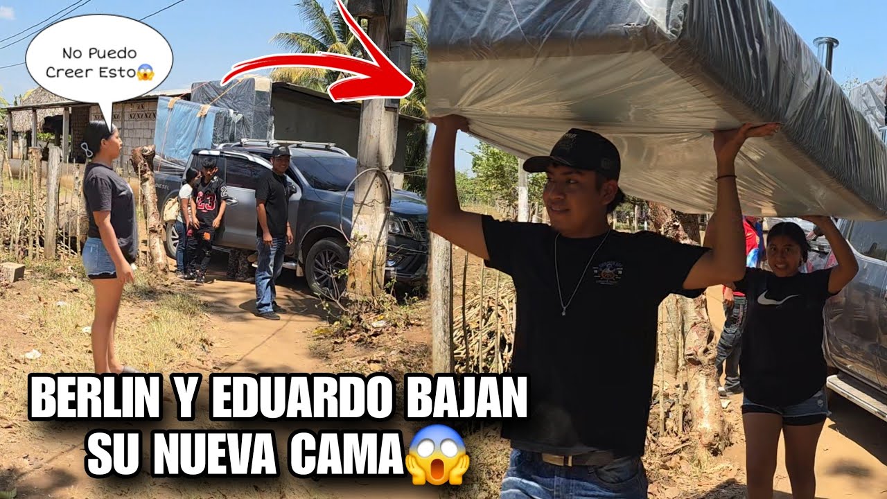 BERLIN y EDUARDO Hoy Estrenaran Su Nueva Cama😍Asi Los Bajaron Ellos😱Aran Ch1pl4k Esta Noche🥵