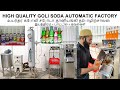 Goli soda automatic factory     high quality production bottlesflavours