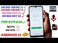 All infinix android 11 frp bypass 2023  x688bx657bx6611b  google account bypass without pc