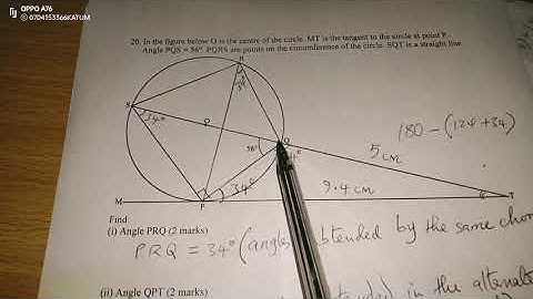 CIRCLES, CHORDS TANGENTS AND ANGLES. FORM 3 MATHEMATICS
