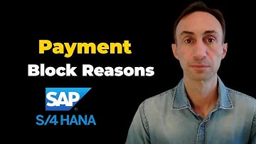 Define Payment Block Reasons: SAP S/4 HANA