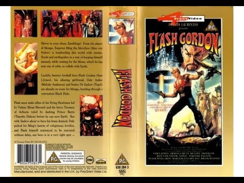 Original VHS Opening and Closing to Flash Gordon UK VHS Tape