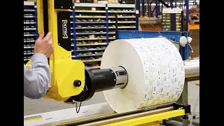 Roll handler for Label and Narrow Web Roll Handling process. Dotec RH90 MLR 3