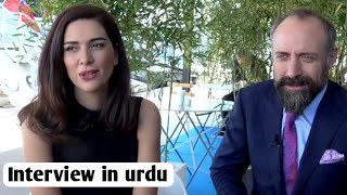 Aatish e ishq  Interview in Urdu | cast biography | bergüzar korel | halit ergenc