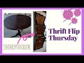 Thrift Flip Thursday | Mail Organizer upcycle | Round Side Table Upcycle