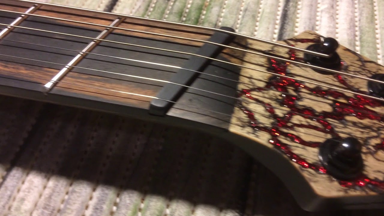 PenetRaatoR 27,75”-26,5” Multiscale Lichtenberg Guitar Finish