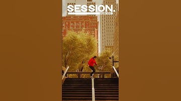 Heelflip (manual catch) to smooth FS 50-50 on a kinked rail to Fakie | Session: Skate Sim #session