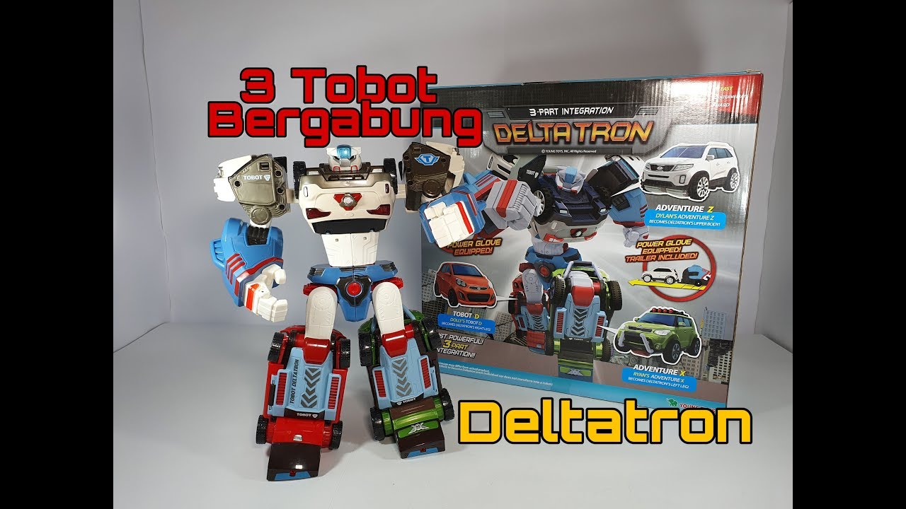 kamu harus tonton video tobot deltatron young toys original keren banget gabungan dari tobot d x z.. 