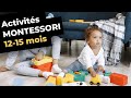 Montessori  la maison  activits pour bb de 12  15 mois