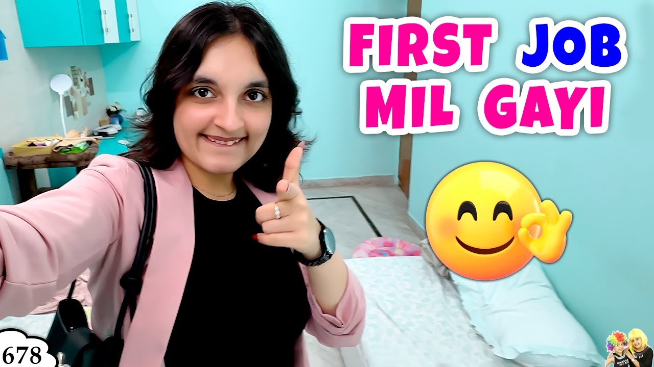 FIRST JOB MIL GAYI | Family Vlog | Aayu and Pihu Show