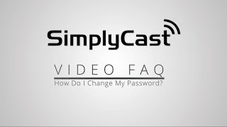 How Do I Change My Pword Simplycast Vfaq