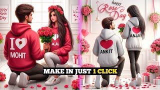 Rose Day Ai Photo Editing 🌹| Rose Day Ai Image Generator | Rose Day Photo editing