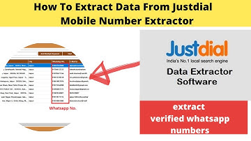 How To Extract Justdial  Mobile Number Extractor  web scraping data scraper crawler data scraping