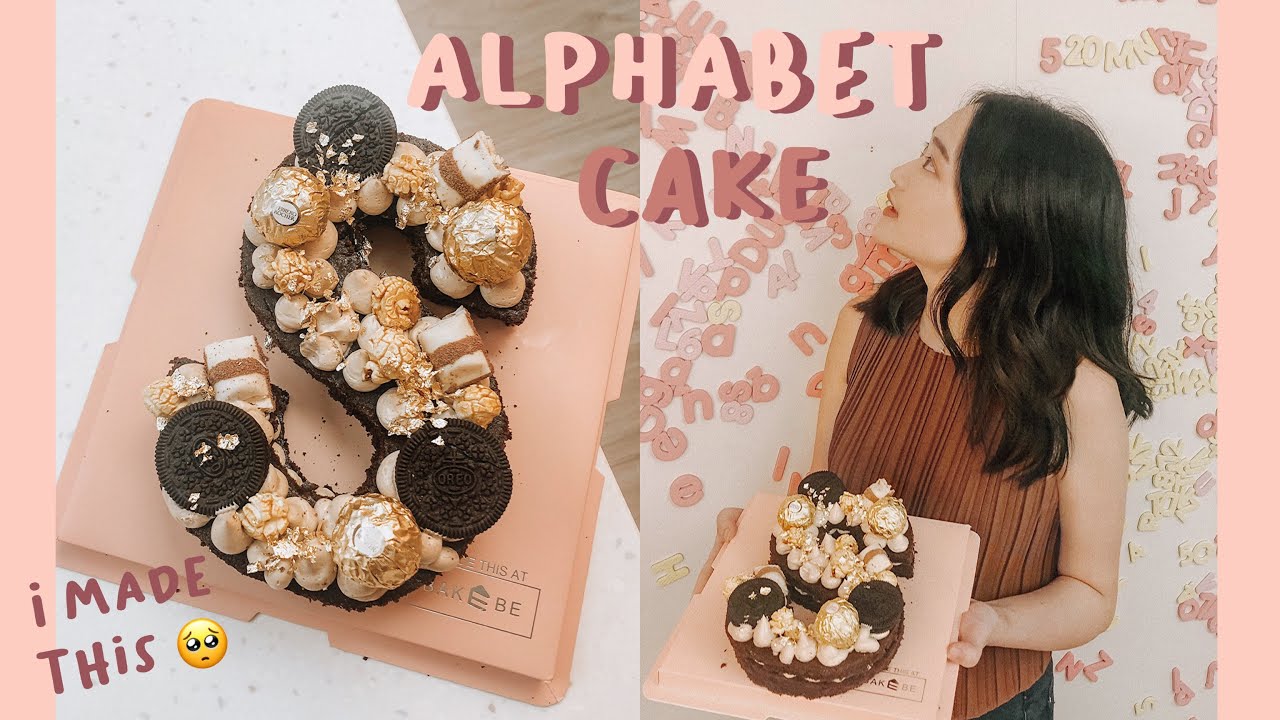 Custom Alphabet Cake- MyFlowerTree