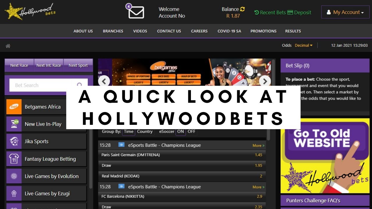 hollywoodbets online betting
