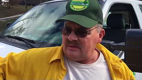 State Forestry team leader Gary Mundy talks about ...