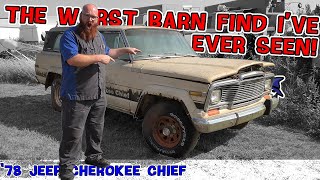 The WORST barn find the CAR WIZARD has EVER seen: '78 Jeep Cherokee Chief. Just how bad is it?!?