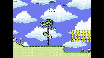 Super Mario Bros X 1.4.4 (Custom Level) - Clouds and Ballons