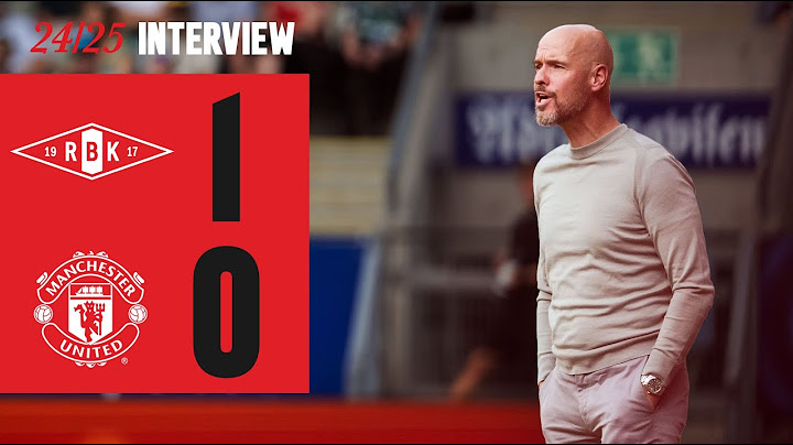 Erik Reacts To First Pre-Season Game 🗣️ Rosenborg 1-0 Man Utd