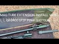 Gforce Arms, GF2P, 12 gauge pump shotgun. MAGTUBE  EXTENSION VIDEO / REVIEW.