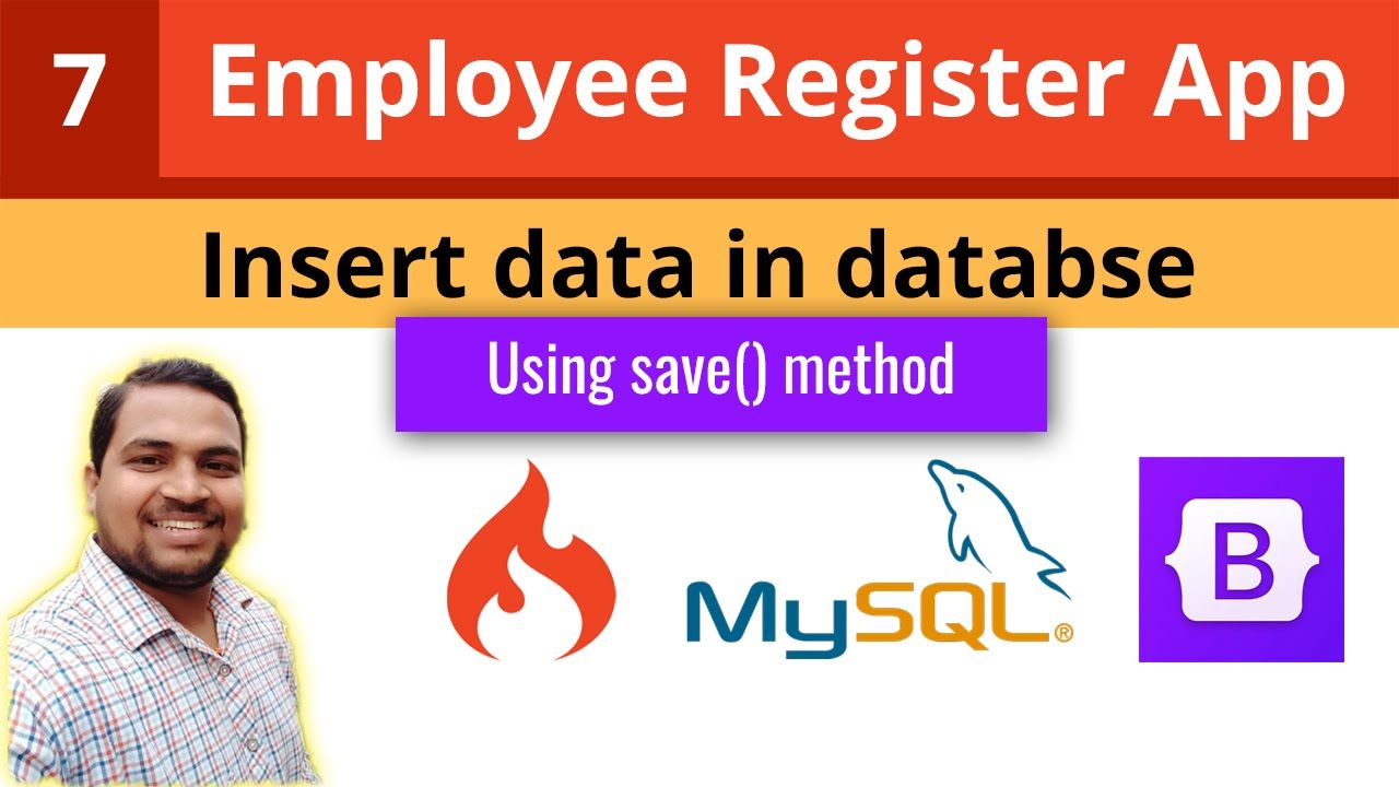 How to insert data in database with Codigniter 4 | Codeigniter Tutorial ...