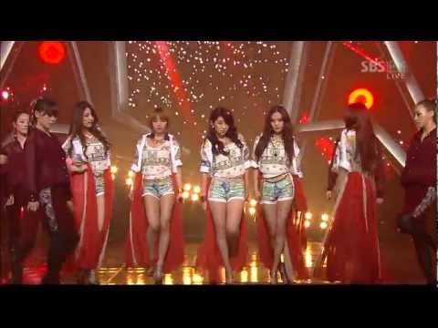 4minute - Volume Up Inkigayo 2012 05 13