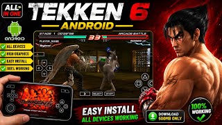Tekken 6 Android 2026 Direct APK | No PPSSPP Required | All Devices Working | How To Install tekkn6  screenshot 2