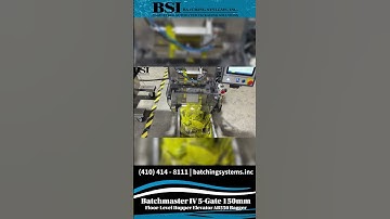 Batchmaster IV 5-Gate 150mm Counting System with Floor-Level Hopper Elevator and AB550 Bagger