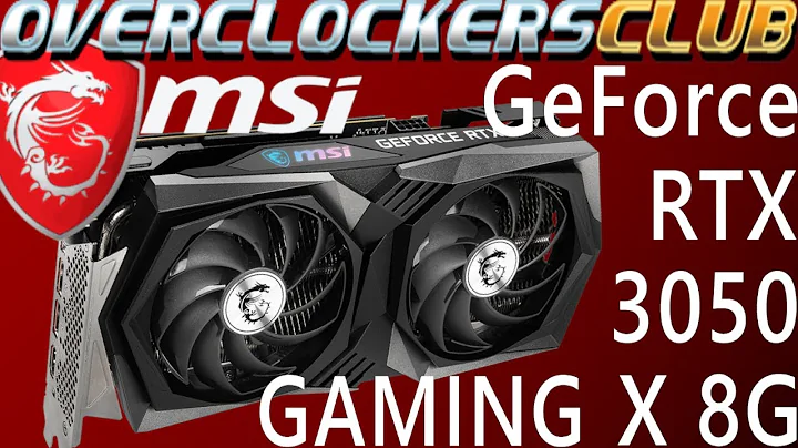 Descubra a GeForce RTX 3050 Gaming X da MSI!