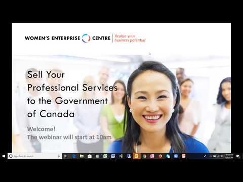 Sell Your Professional Services to the Government of Canada