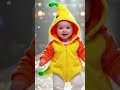 Banana baby walking 😍 #viralvideo #funnyvideo #aigenerated #baby #viral