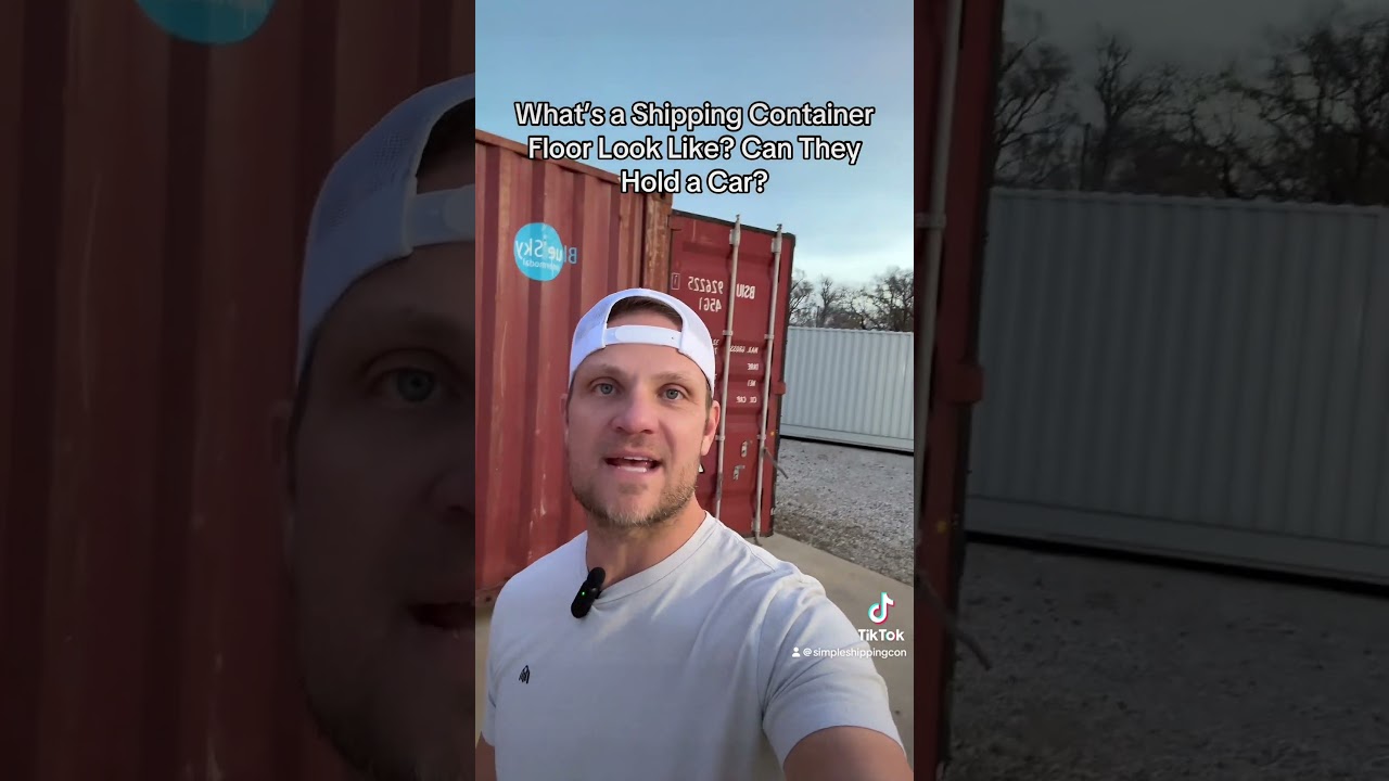 How Strong is a Shipping Container Floor, and What’s Underneath? Let’s Look! #shippingcontainer