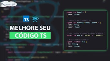 3 dicas para melhorar seu código Typescript | +Bônus