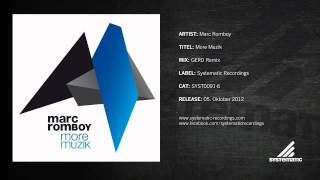 Marc Romboy - More Muzik (GERD Remix)
