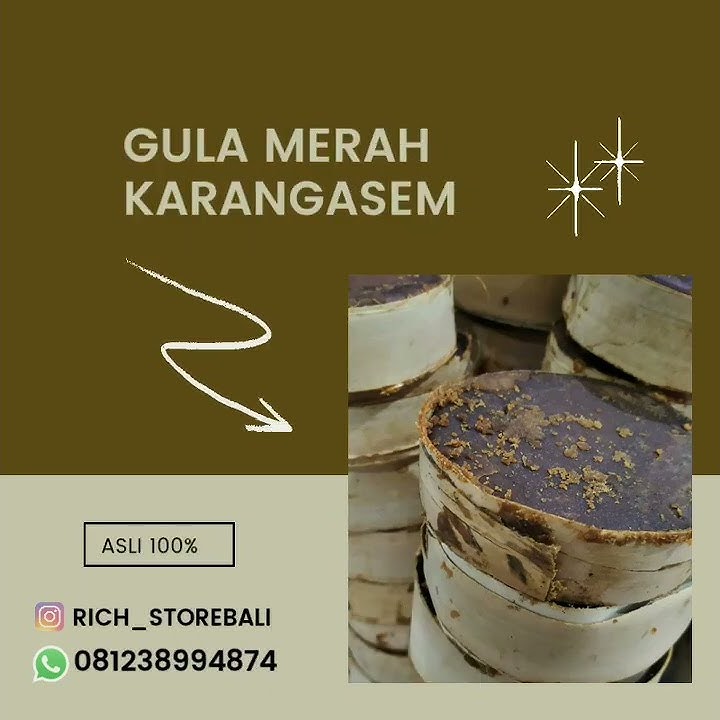 Promosi Gula Merah Asli Karangasem