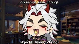 MISSION SAUVER ZHONGLI et survivre😏🔥
